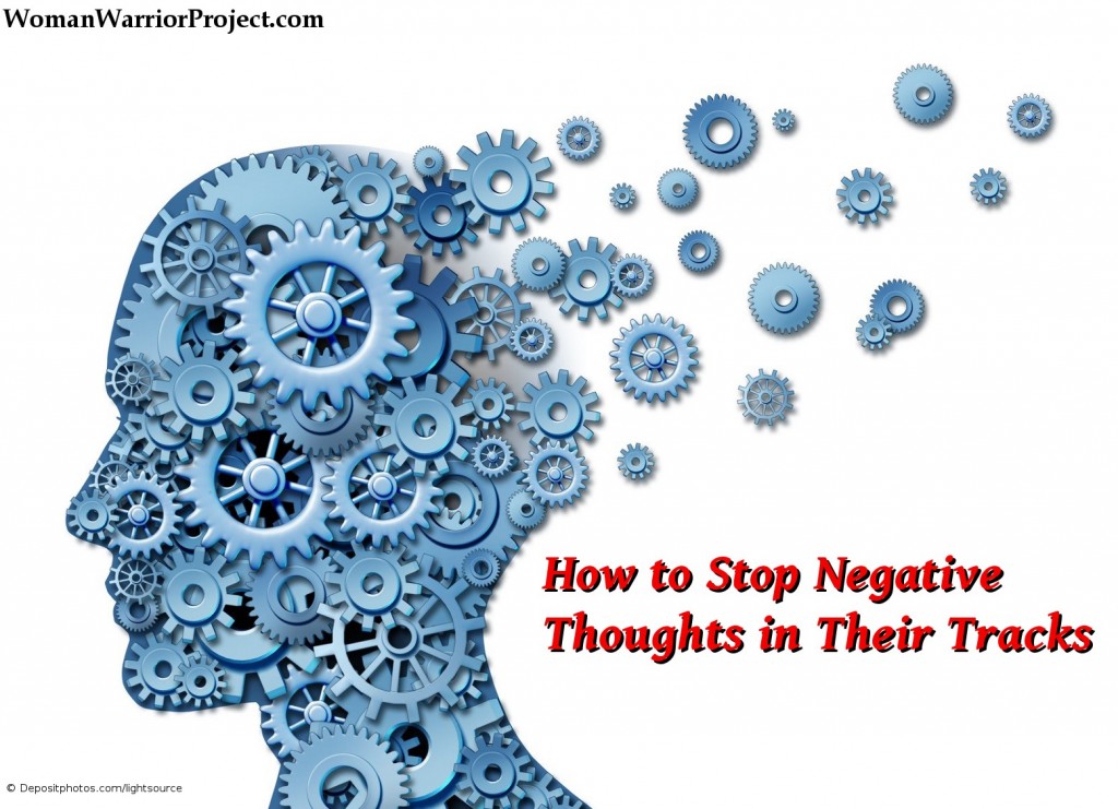 Negative thoughts throw off our ability to function